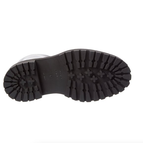 Proenza Schouler Black Chunky Leather Boot with Lug Sole and Zipper, Size 38 - Picture 6 of 15